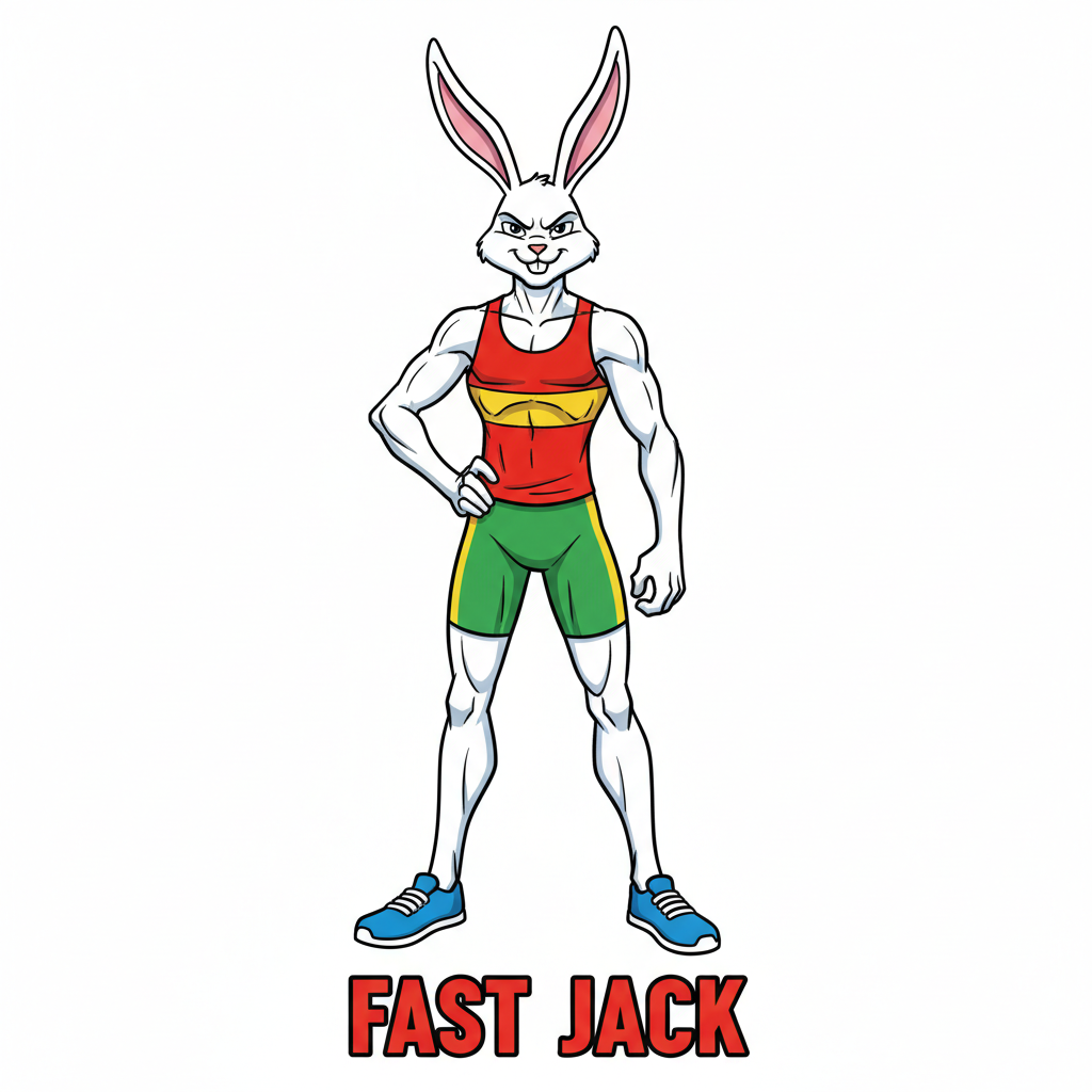 Hare — character reference for The Meadow Race: Slow and Steady Wins