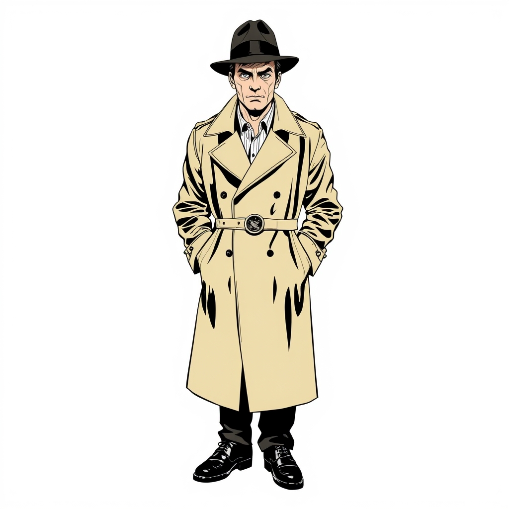 Detective Vance — character reference for Neon Regret