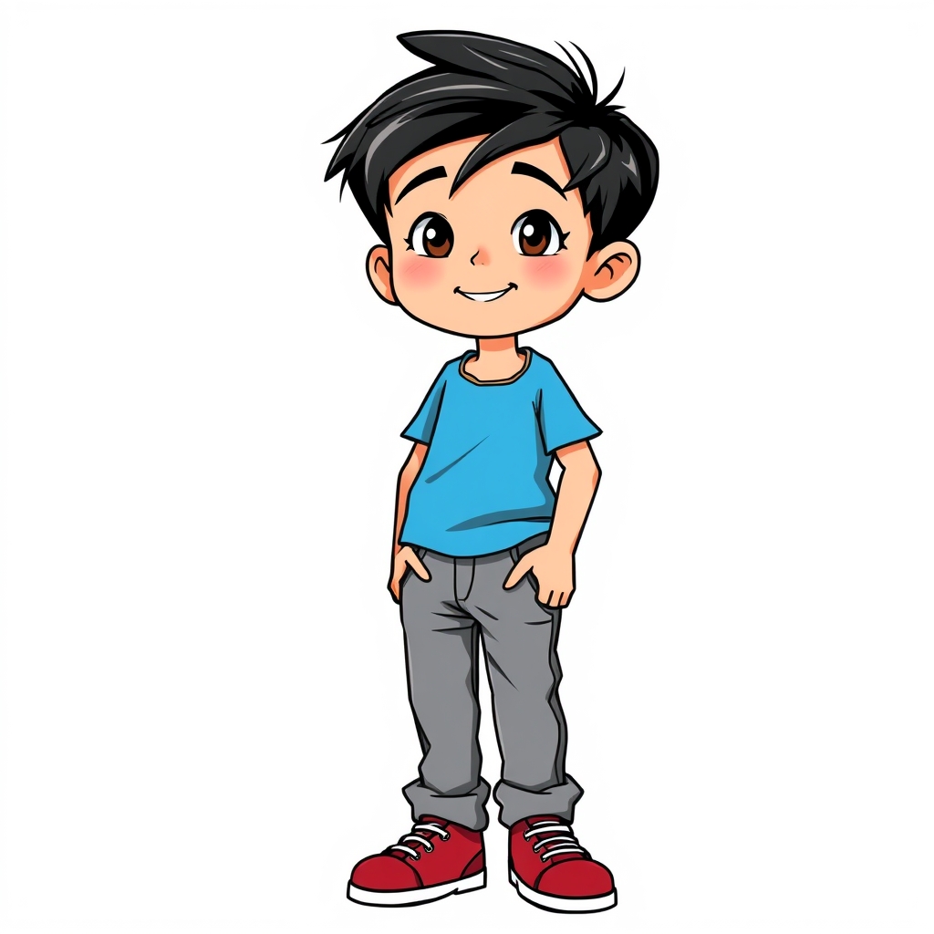 Rohan — character reference for The Day My Dog Tried to Go to School