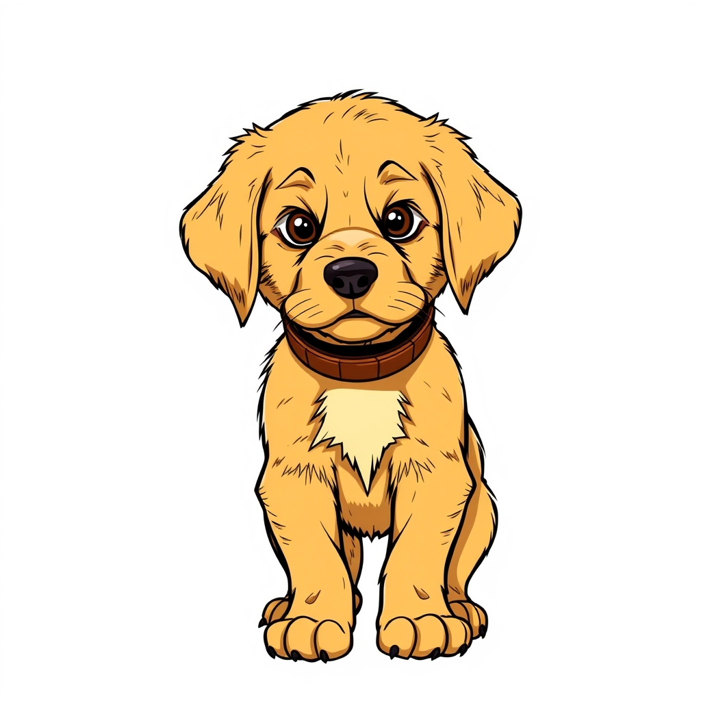 Buddy — character reference for Maya and the Golden Paw