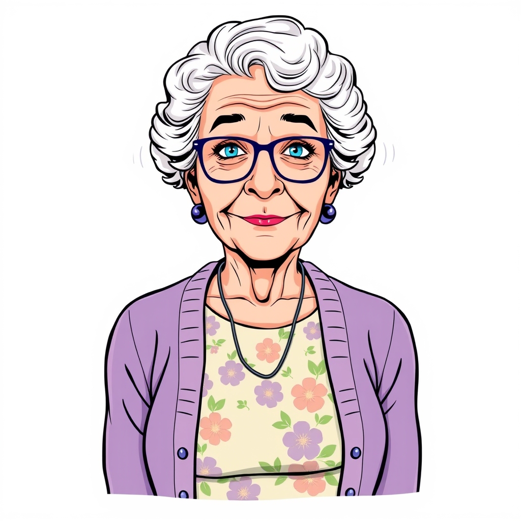 Grandmother Elara — character reference for The Weaver of Worlds