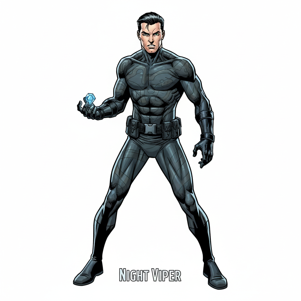 Shadow Viper — character reference for Crimson Comet: Harbor Heist