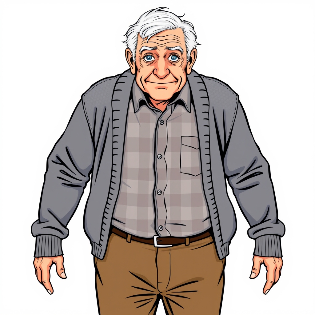 Mr. Henderson — character reference for Maya and the Golden Paw