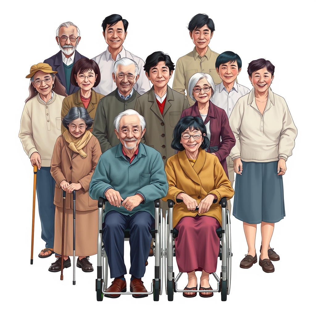 Warga Panti — character reference for Pertemuan di Panti Tuna Netra