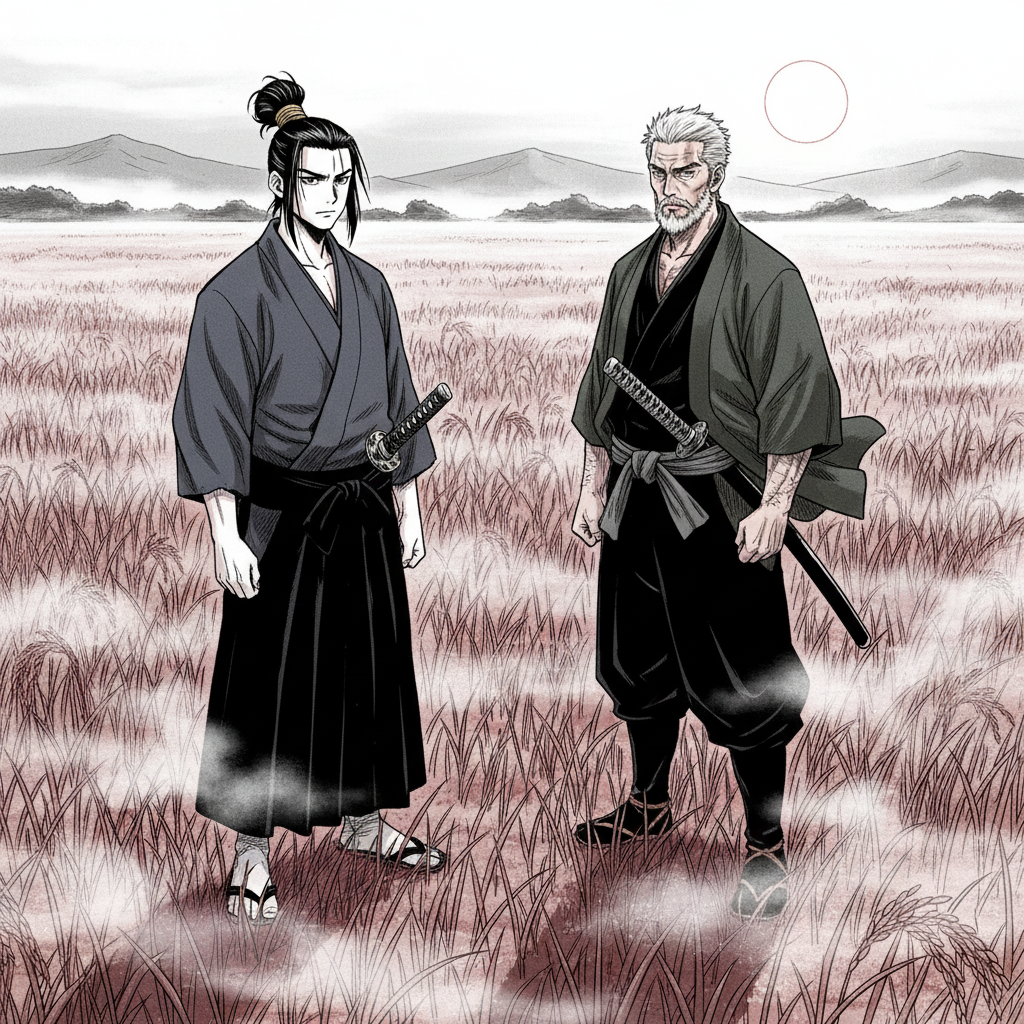 The Silent Dawn Duel — Manga AI comic by qcrao