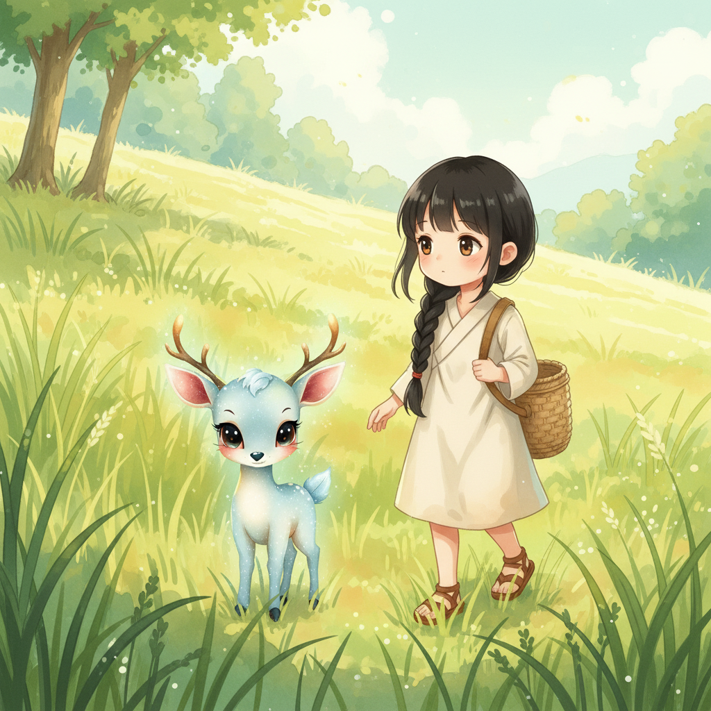 Soft Anime-style AI comic panel 1 — whimsical hand-painted anime page generated with Comicory's AI Soft Anime Comic Generator