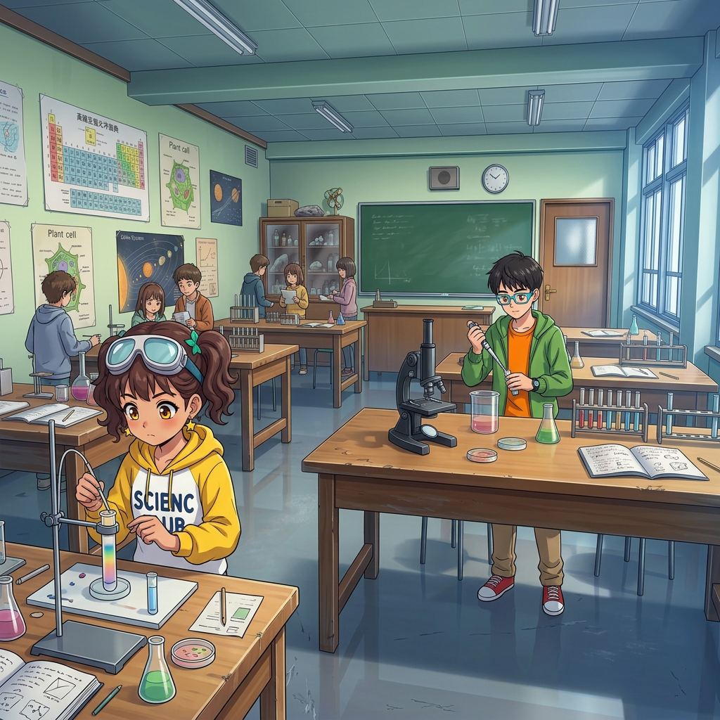 The Secret Above the City — Anime AI comic by qcrao