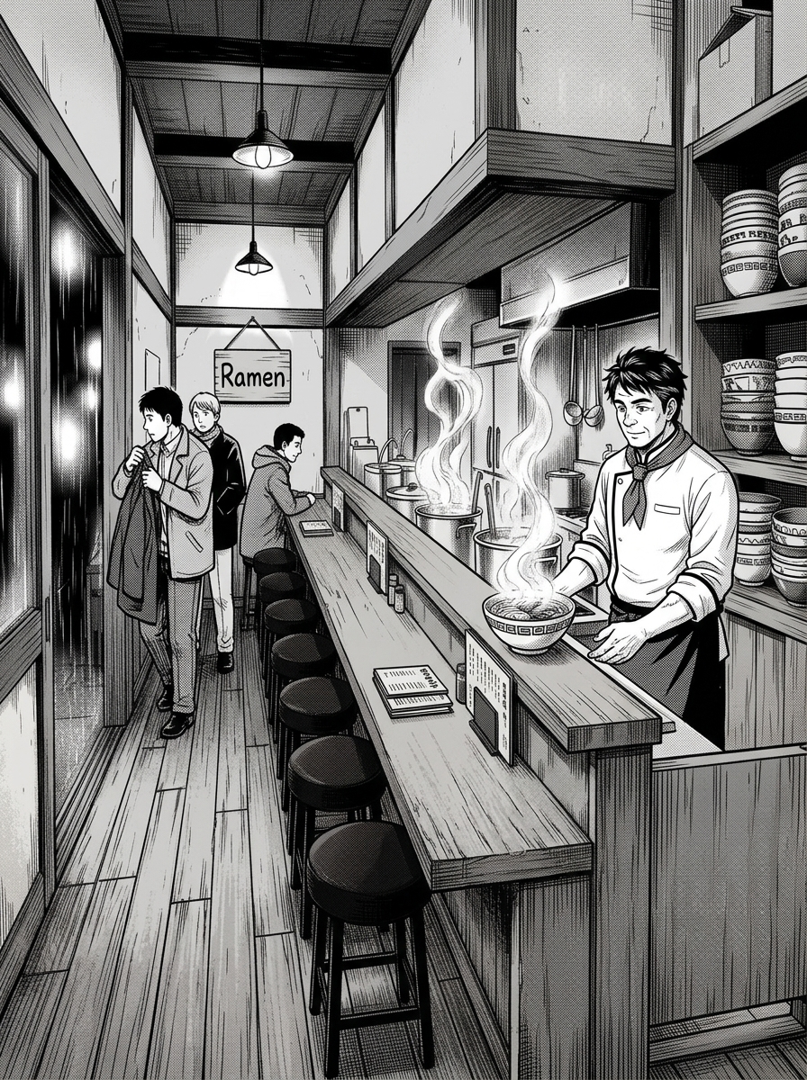 The Last Bowl — Manga AI comic by qcrao